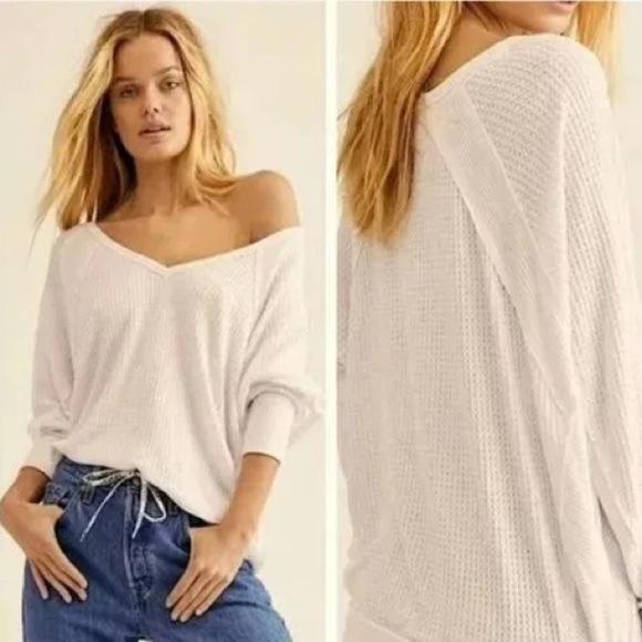 New with tags Free People alabaster thermal - Picture 1 of 16